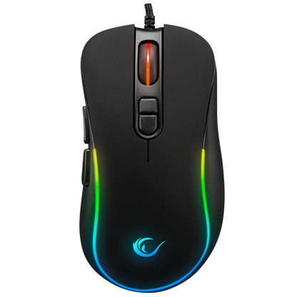 Mouse gaming Rampage SMX-R47 X-JAMMER, Iluminare RGB, 7200 DPI, 6 Butoane, Programabil,Negru