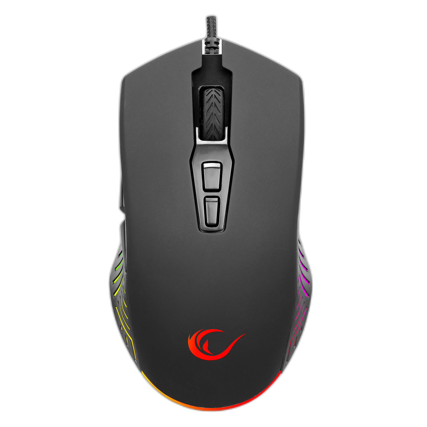 Mouse gaming Rampage SMX-G68 SPEAR, Iluminare RGB, 7200 DPI, 7 Butoane, Programabil,Negru