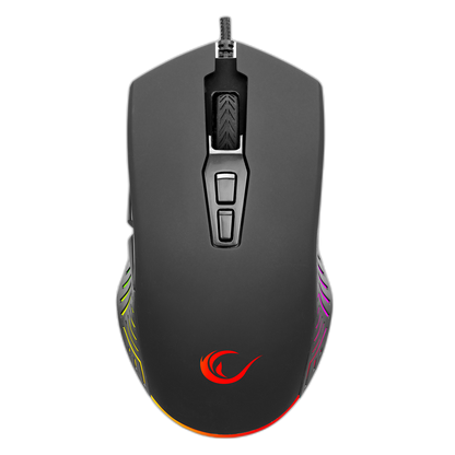 Mouse gaming Rampage SMX-G68 SPEAR, Iluminare RGB, 7200 DPI, 7 Butoane, Programabil,Negru