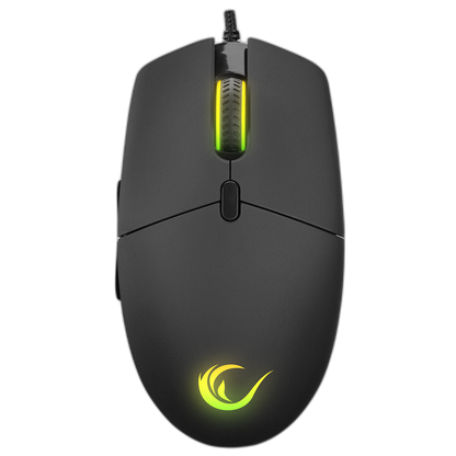 Mouse gaming Rampage SMX-R63 GLORY, Iluminare RGB, 6400 DPI, 6 Butoane, Programabil, Negru