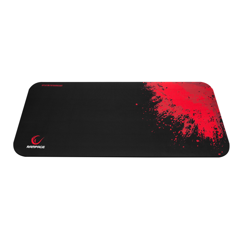 Mousepad Gaming, Rampage MP-20 X-JAMMER, 300 x 700 x 3 mm, NegruRoșu