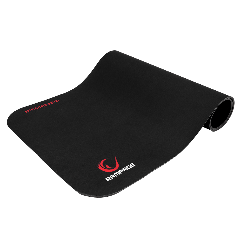 Mousepad Gaming, Rampage MP-20 X-JAMMER, 300 x 700 x 3 mm, NegruRoșu