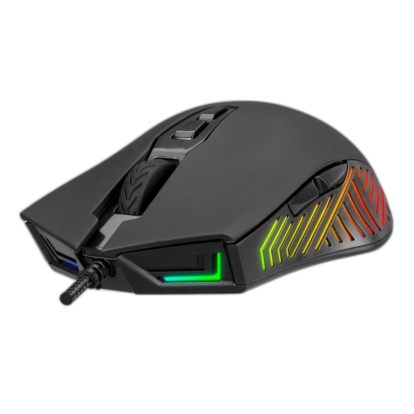 Mouse gaming Rampage SMX-G68 SPEAR, Iluminare RGB, 7200 DPI, 7 Butoane, Programabil,Negru