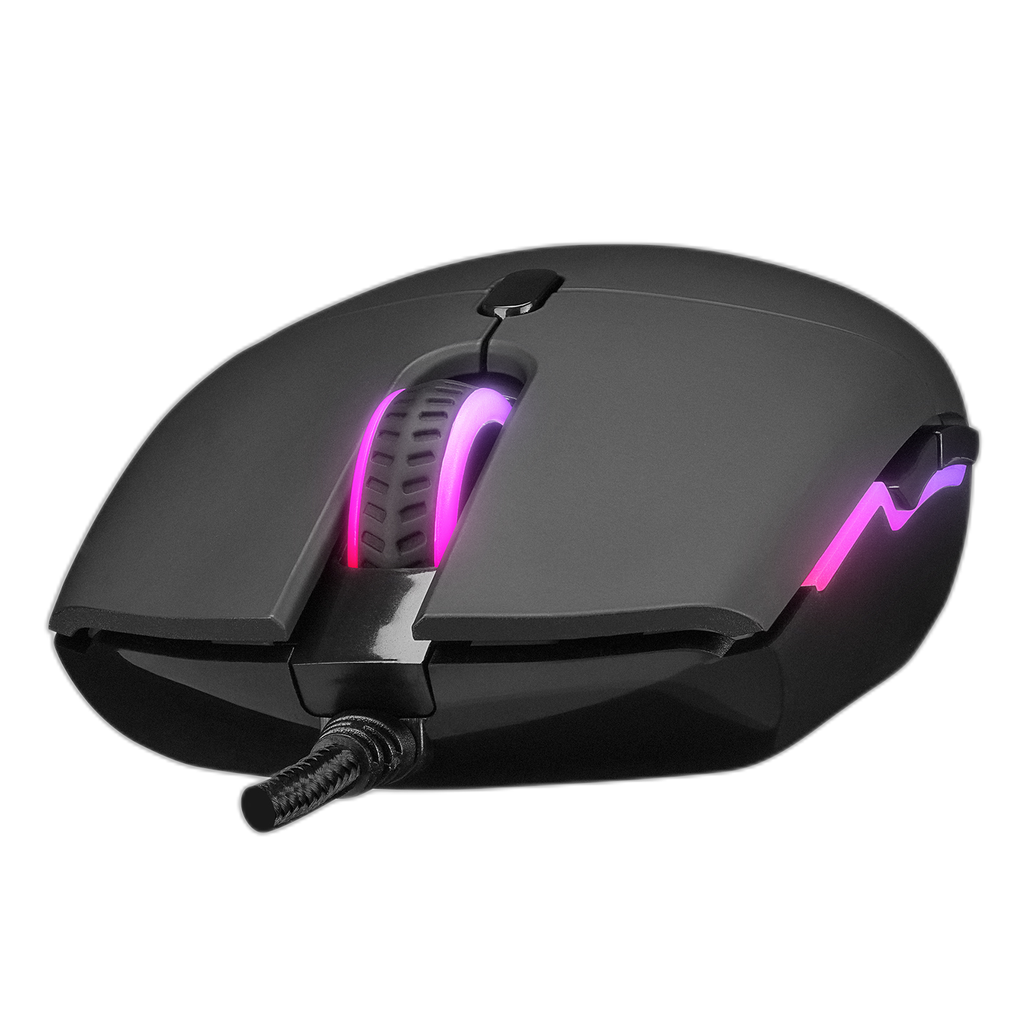 Mouse gaming Rampage SMX-R63 GLORY, Iluminare RGB, 6400 DPI, 6 Butoane, Programabil, Negru