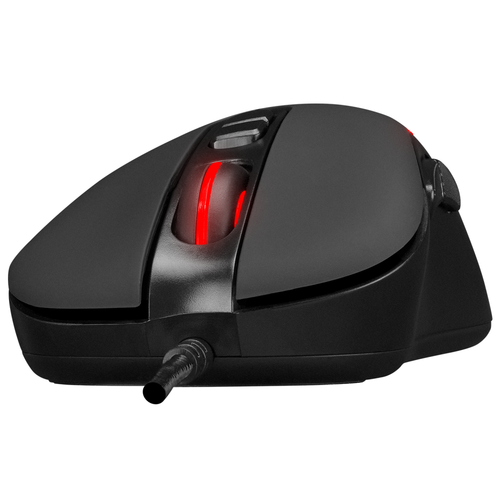 Mouse gaming Rampage SMX-R47 X-JAMMER, Iluminare RGB, 7200 DPI, 6 Butoane, Programabil,Negru