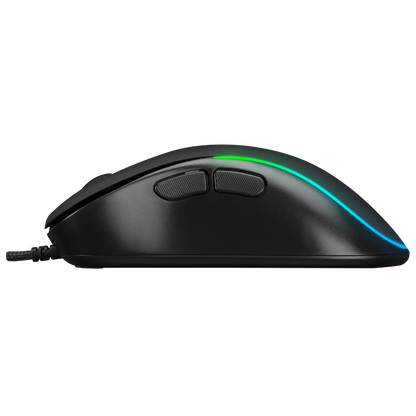 Mouse gaming Rampage SMX-R47 X-JAMMER, Iluminare RGB, 7200 DPI, 6 Butoane, Programabil,Negru