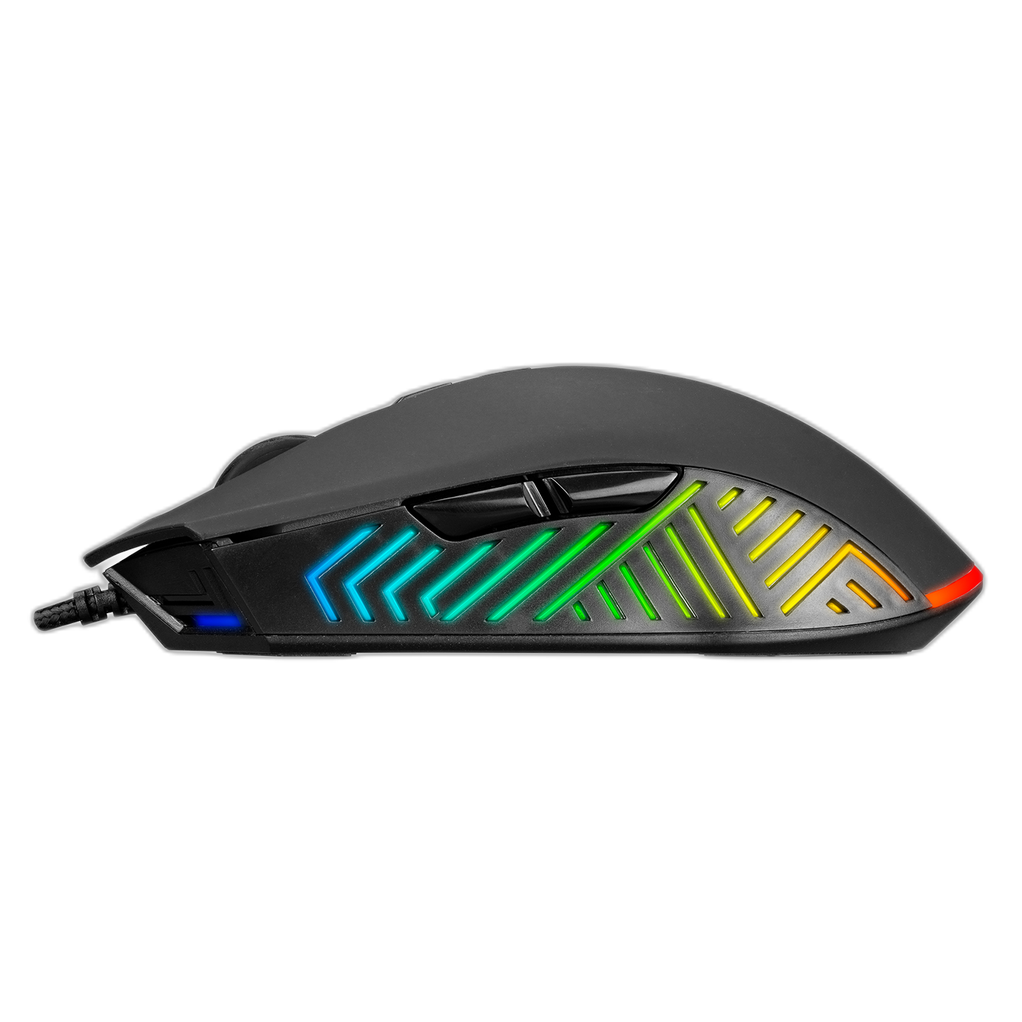 Mouse gaming Rampage SMX-G68 SPEAR, Iluminare RGB, 7200 DPI, 7 Butoane, Programabil,Negru