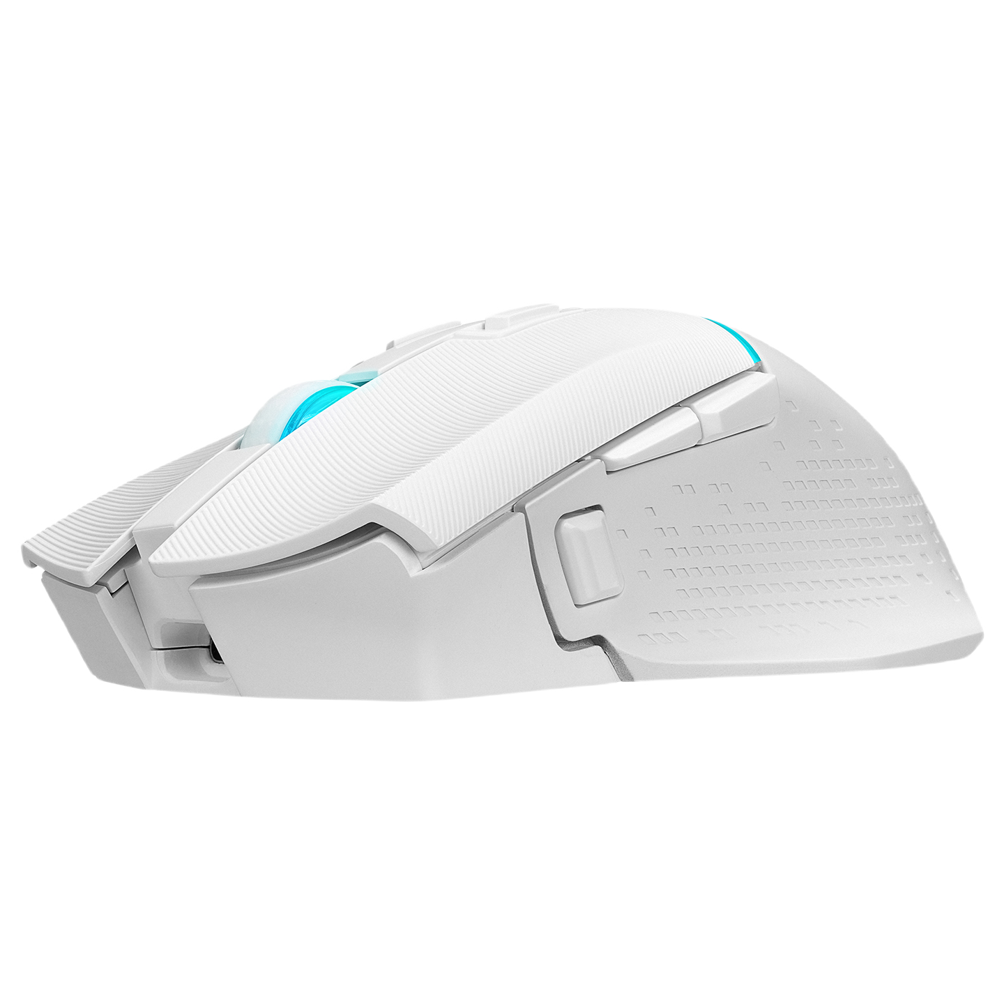 Mouse Gaming Wireless, Rampage DROP M3, Iluminare RGB, 10000 DPI, 10 Butoane, Programabil, 2.4GHz&Wired, USB-C, Alb