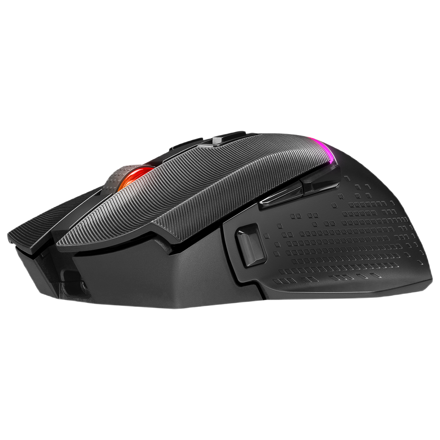 Mouse Gaming Wireless, Rampage DROP M3, Iluminare RGB, 10000 DPI, 10 Butoane, Programabil, 2.4GHz&Wired, USB-C, Negru