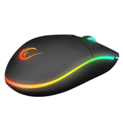 Mouse gaming Rampage SMX-R63 GLORY, Iluminare RGB, 6400 DPI, 6 Butoane, Programabil, Negru