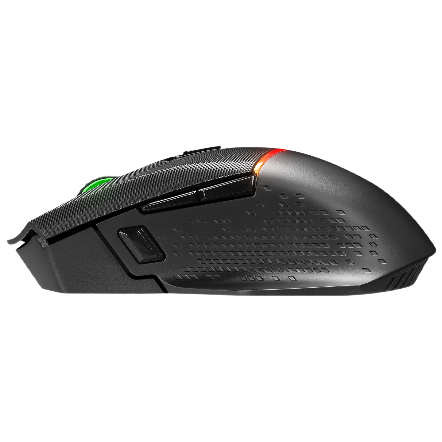 Mouse Gaming Wireless, Rampage DROP M3, Iluminare RGB, 10000 DPI, 10 Butoane, Programabil, 2.4GHz&Wired, USB-C, Negru