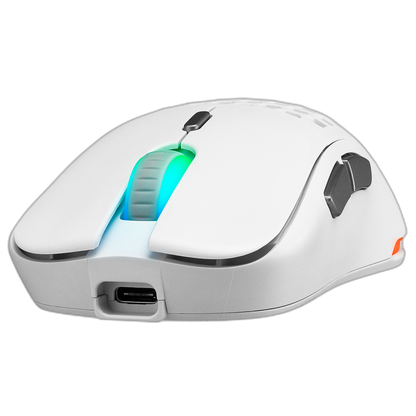 Mouse gaming wireless Rampage FURYZ, Iluminare RGB, 16000 DPI, 2.4GHz_Wired,USB-C,Alb