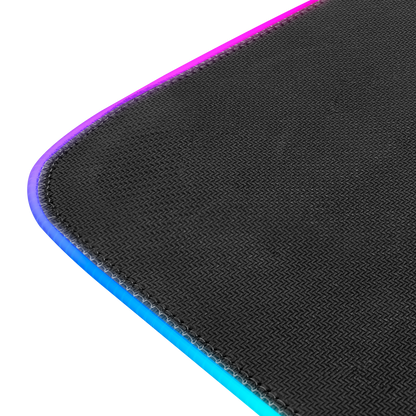 Mousepad Gaming, Rampage MP-23, Iluminare RGB, 252 x 328 x 3 mm, Negru