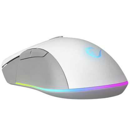 Mouse gaming Rampage SMX-R21 COMPACT, Iluminare RGB, Senzor Instant A825, 7200 DPI1000Hz, 7 Butoane, Programabil, AlbGri