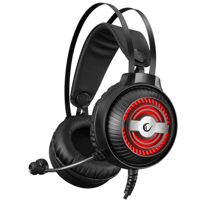 Casti Gaming Rampage RM-K29  THUNDER, Iluminare RGB, 3.5 mm Jack&USB, Microfon Noise Cancelling, Negru